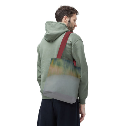 Serene Landscape Tote Bag - Stylish Eco-Friendly Carryall for Everyday Use - TRV