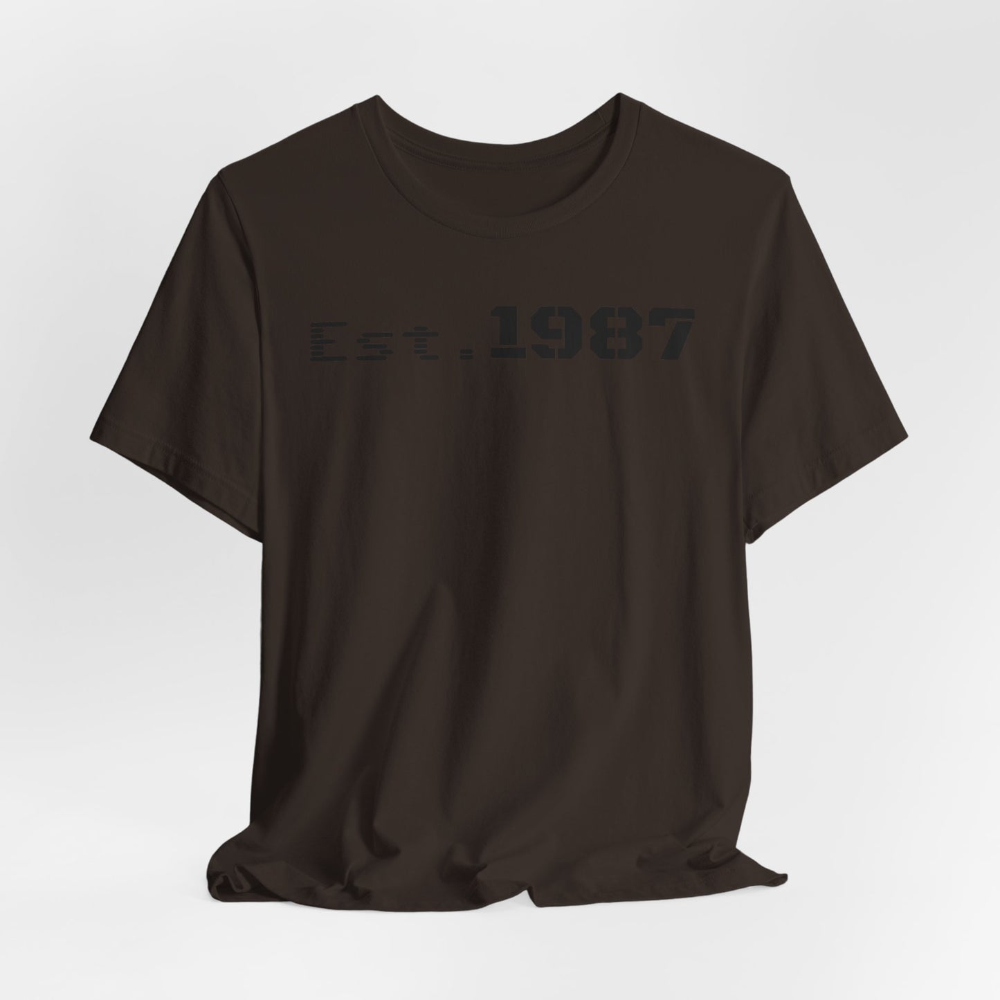 Est. 1987 Unisex Tee - Vintage Style Shirt, 80s Birth Year Gift, Casual Wear, Birthday T-Shirt, Retro Graphic Tee