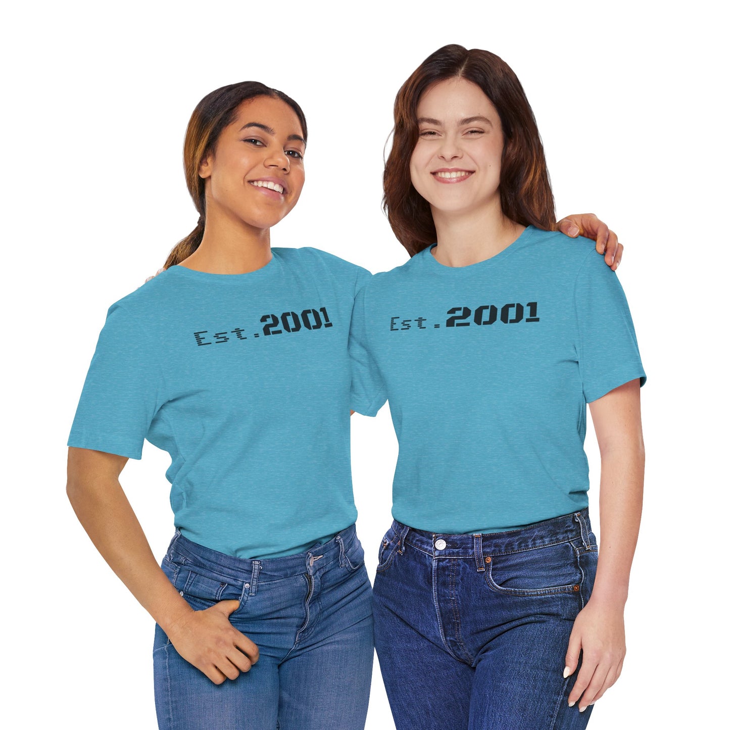 Est. 2001 Unisex Tee - Timeless Casual Wear, Birthday Gift, Nostalgic Fashion, Everyday Comfort, Trendy Streetwear
