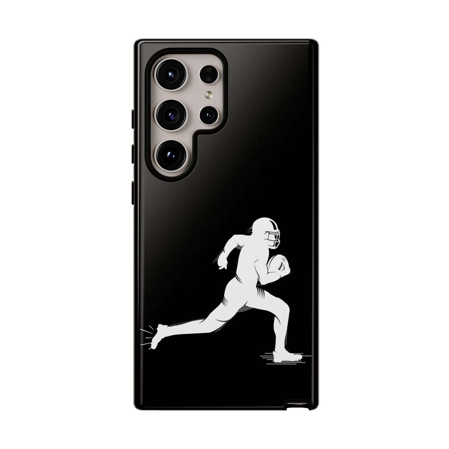 Football Player Phone Case, Tough Cases, Sports Phone Cover, Gift for Athletes, iPhone & Samsung Accessories, Running Player Design - TRV