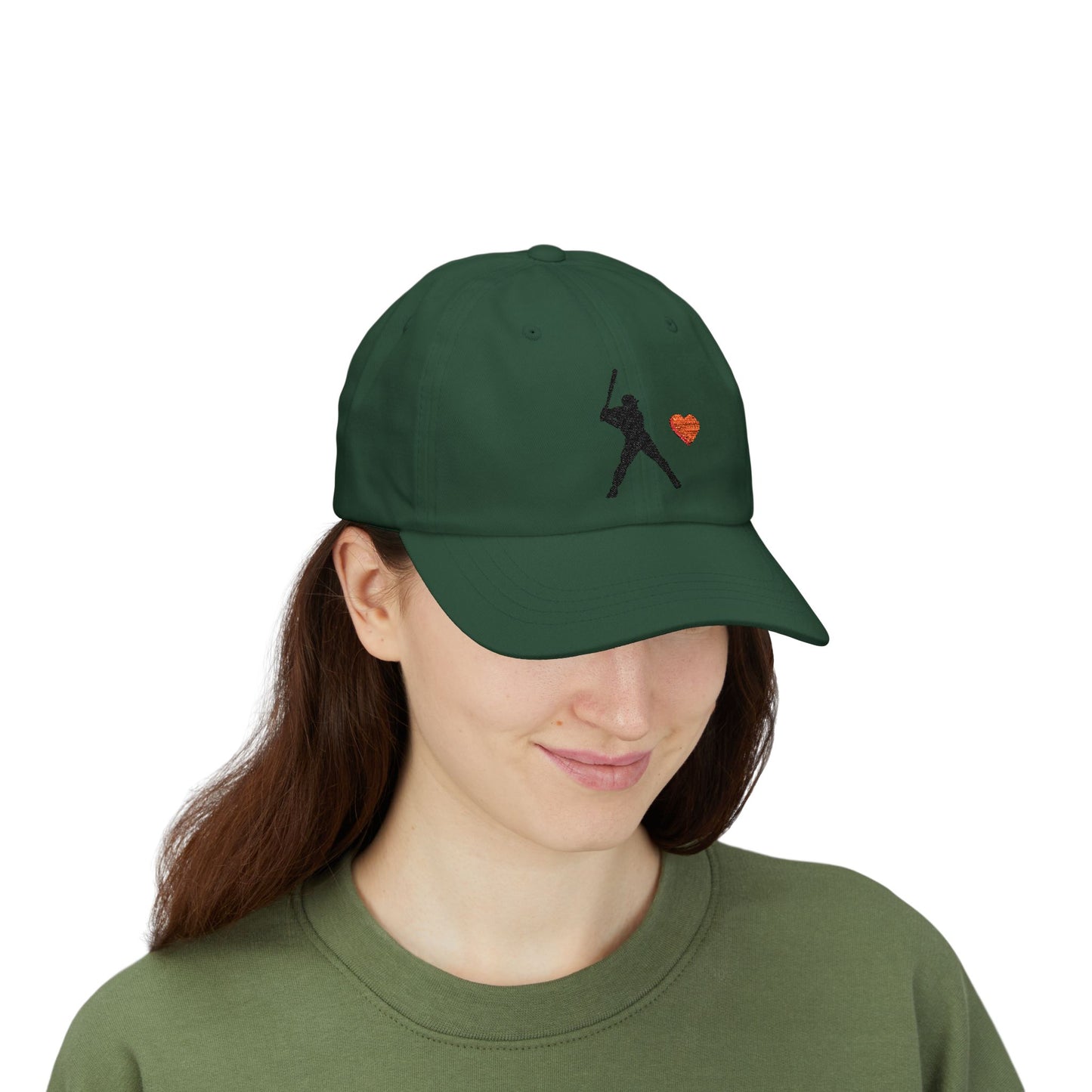 Baseball Love Dad Cap - Perfect Gift for Sports Dads, Father's Day, Casual Wear, Summer Style, Stylish Baseball Hat - TRV