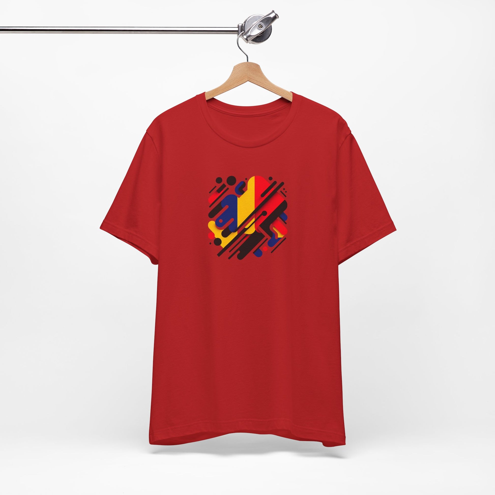 Artistic Heart Unisex Jersey Tee - Vibrant Graphic Tee, Casual Wear, Gift for Art Lovers, Birthday Surprise, Everyday Comfort - TRV