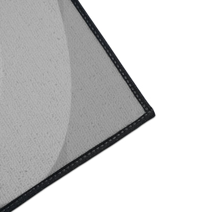 Abstract heavy duty floor mat for home decor, featuring a textured design and durable material by Printify.