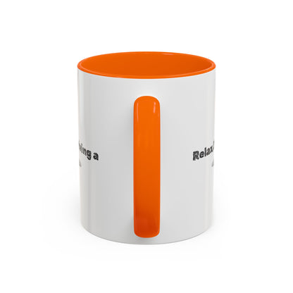 Coffee Mug — “Relax, I’m Driving” UFO Accent Ceramic Mug (11/15 oz)