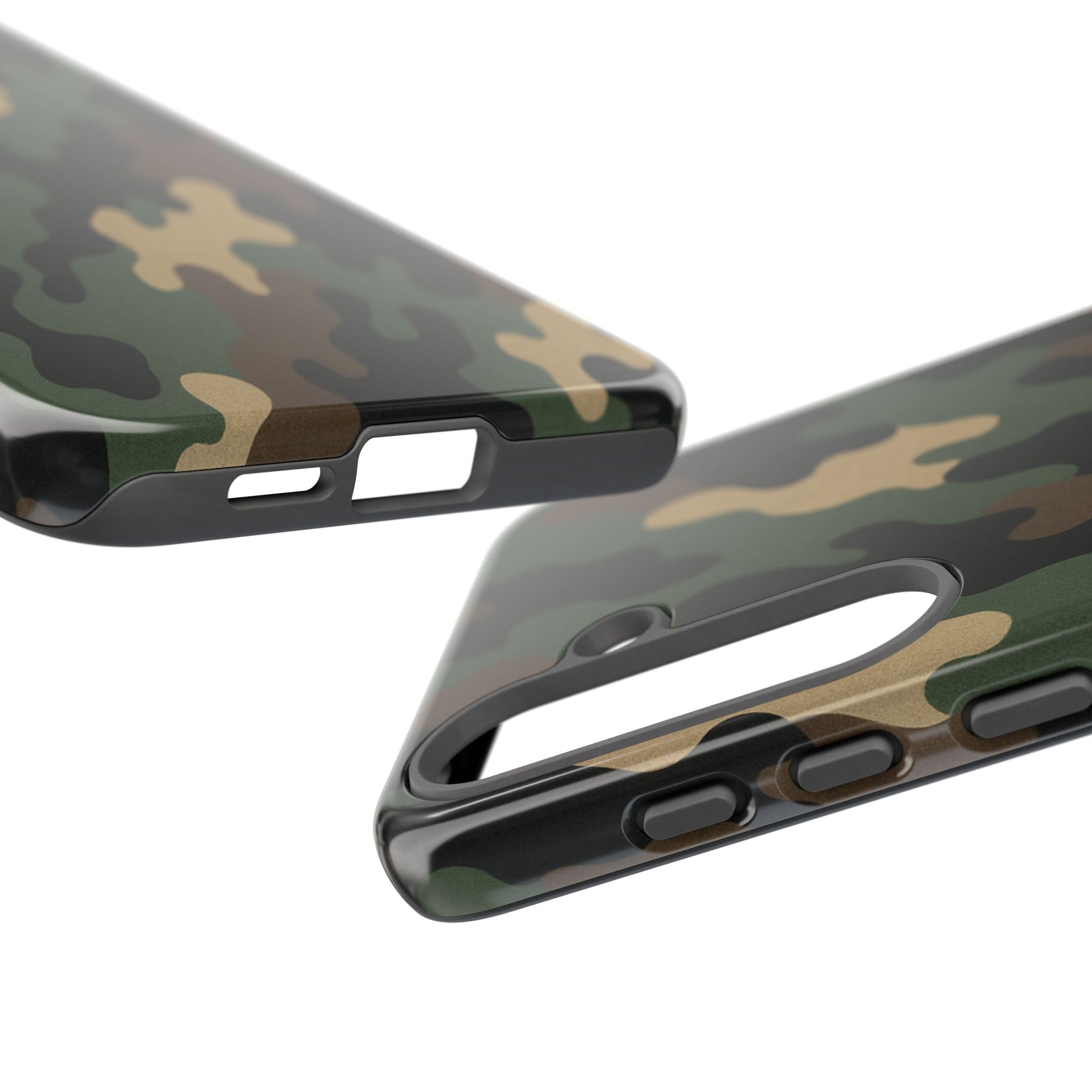 Camouflage Phone Case, Tough Cases, Military Style, Unique Phone Accessories, Gift for Him, Durable Phone Cover - TRV