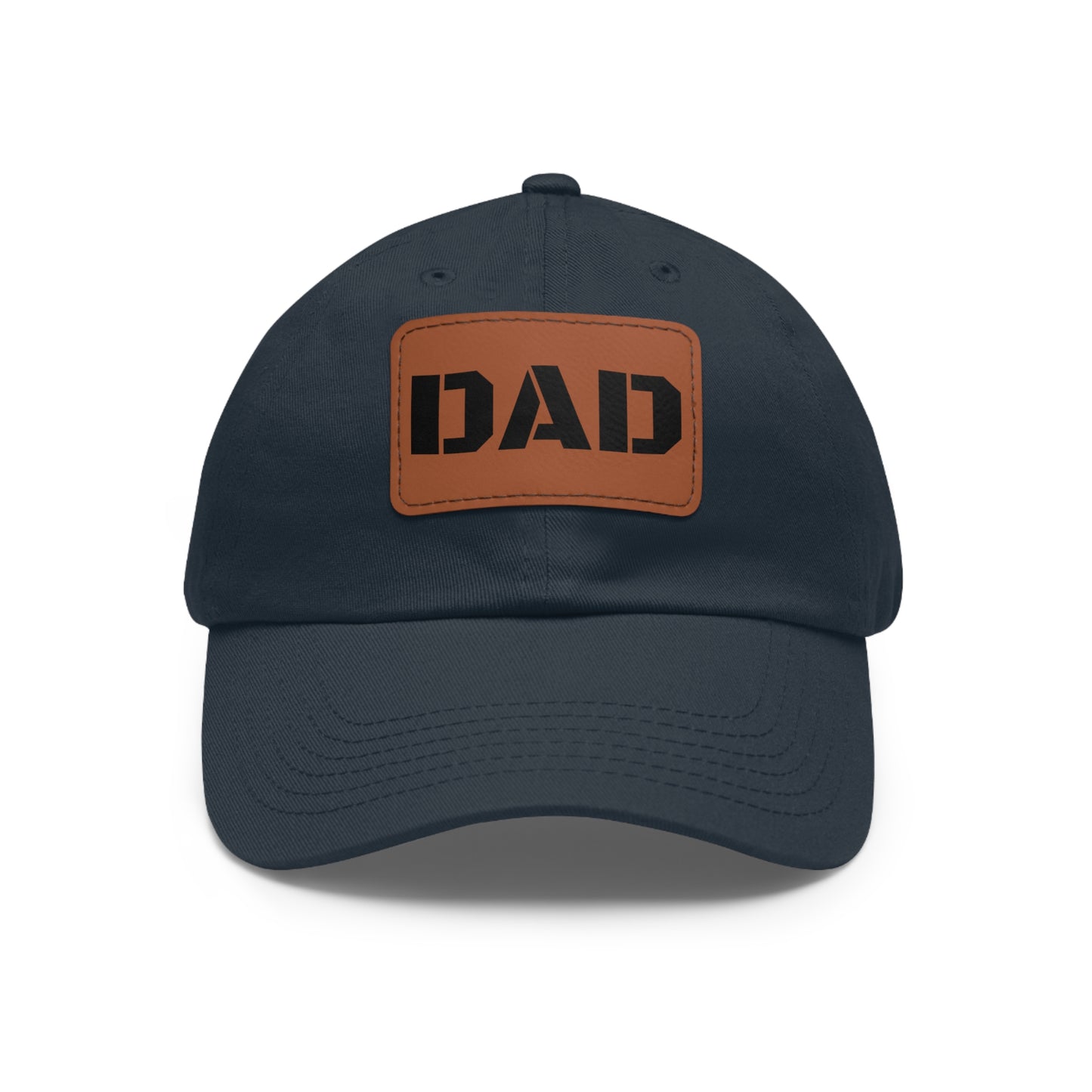 Stylish Dad Hat with Leather Patch | Perfect Gift for Fathers Day, Casual Wear, Dad's Birthday, Outdoor Activities