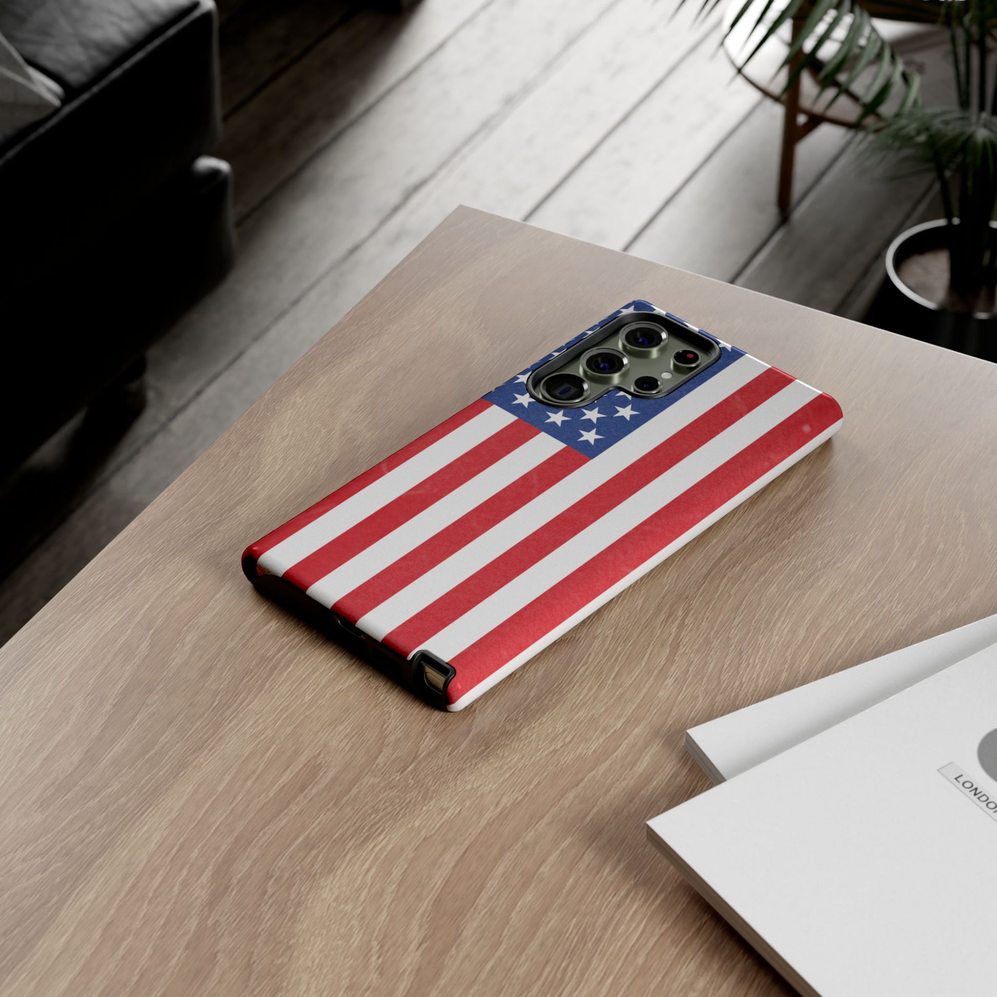American Flag Phone Case - Patriotic Cell Cover, Tough Cases, USA Pride, Independence Day Gift, Veteran's Day, Phone Protection - TRV