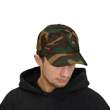 Baseball Love Dad Cap - Perfect Gift for Sports Dads, Father's Day, Casual Wear, Summer Style, Stylish Baseball Hat - TRV