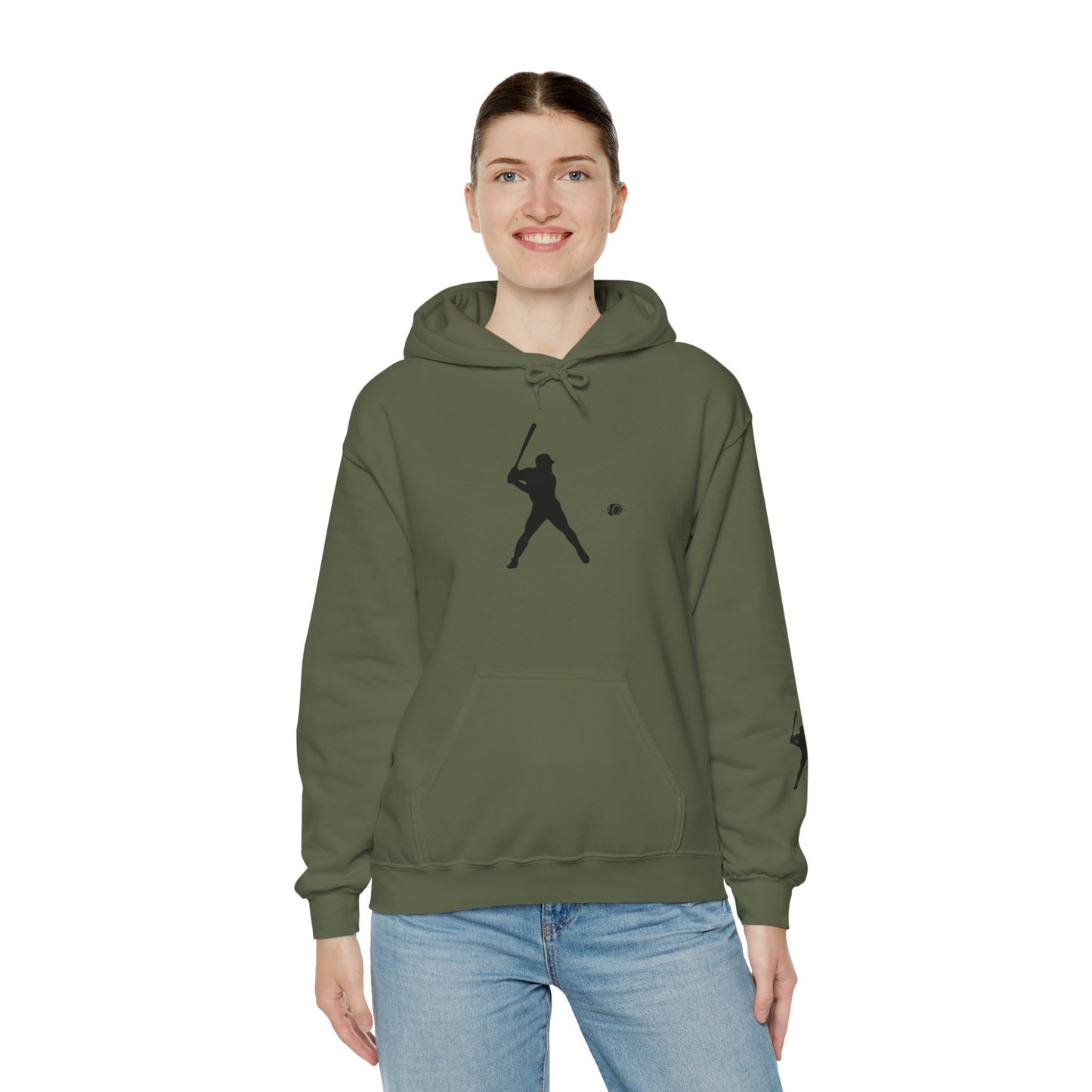 Baseball Themed Unisex Hoodie, Streetwear, Sports Fan Sweatshirt, Gift for Athletes, Casual Wear, Fall Fashion - TRV