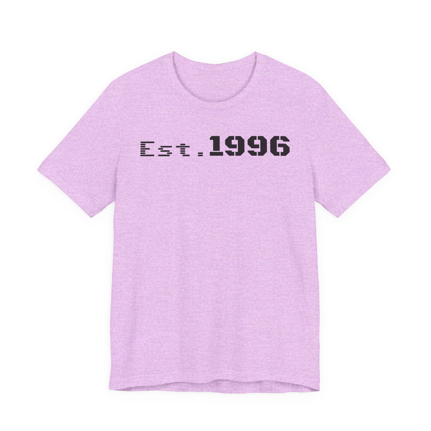 Established 1996 Unisex T-Shirt, Vintage Year Tee, Birth Year Gift, Casual Fashion, Personalized Graphic Tee - TRV