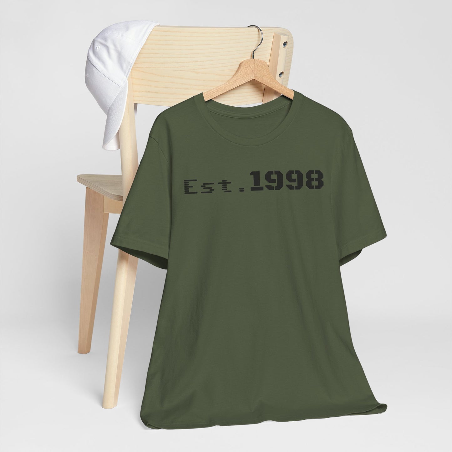 Vintage Est. 1998 Tee - Retro Unisex Shirt for Birthdays, Gifts, Everyday Wear, Casual Style, Nostalgia - TRV