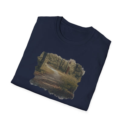 Nature-Inspired Unisex Softstyle T-Shirt, Eco-Friendly Fashion, Outdoor Lover Tee, Gift for Nature Enthusiasts, Casual Everyday Wear