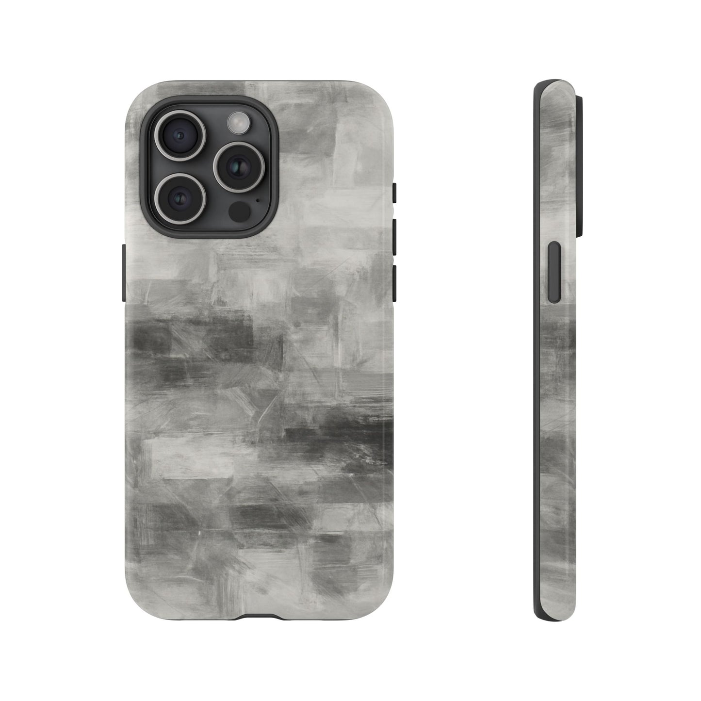 Stylish Phone Case for Tough Protection, Marble Grey Design, Customizable Gift for Her, Unisex Mobile Accessory, Birthday Present, [...] - TRV