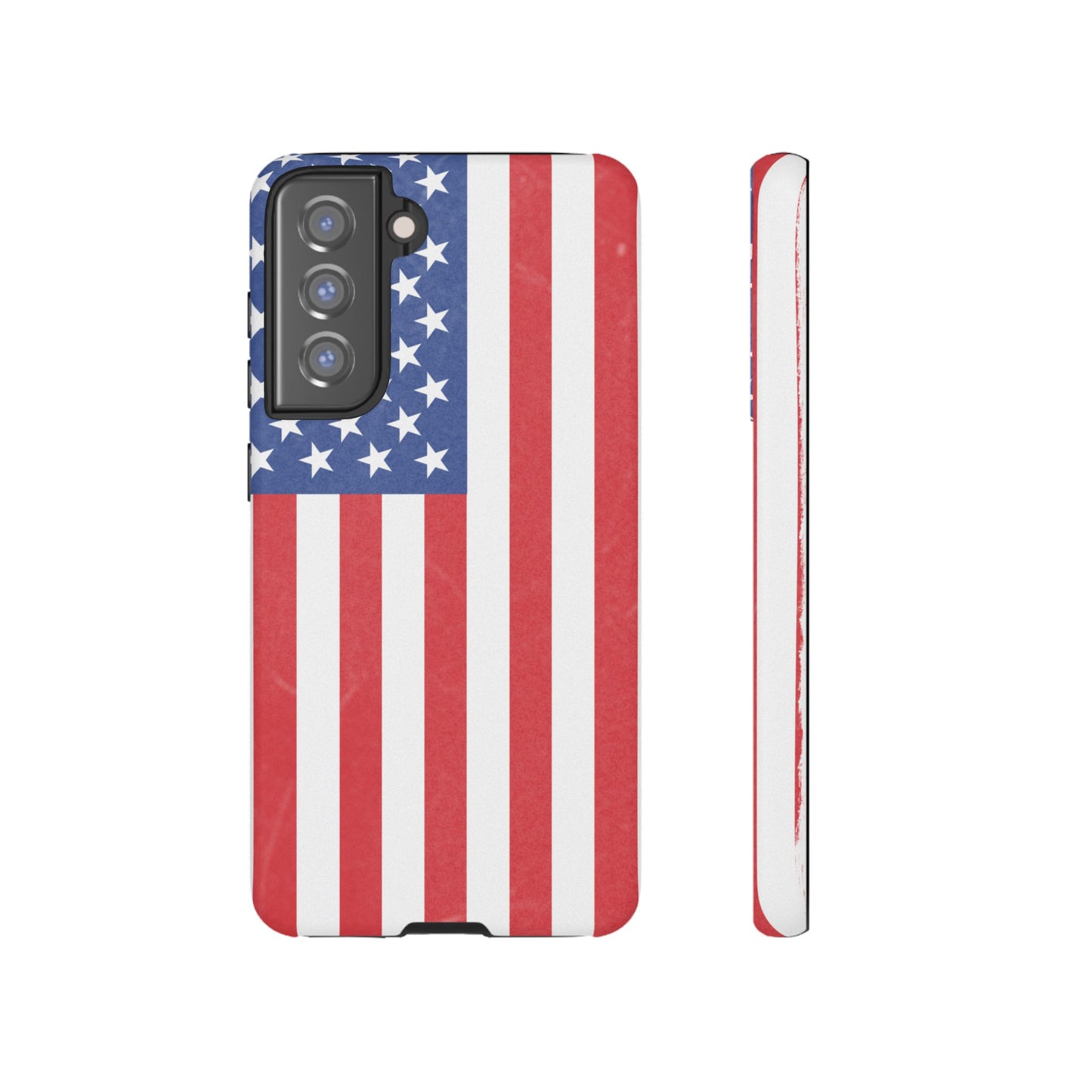 American Flag Phone Case - Patriotic Cell Cover, Tough Cases, USA Pride, Independence Day Gift, Veteran's Day, Phone Protection - TRV