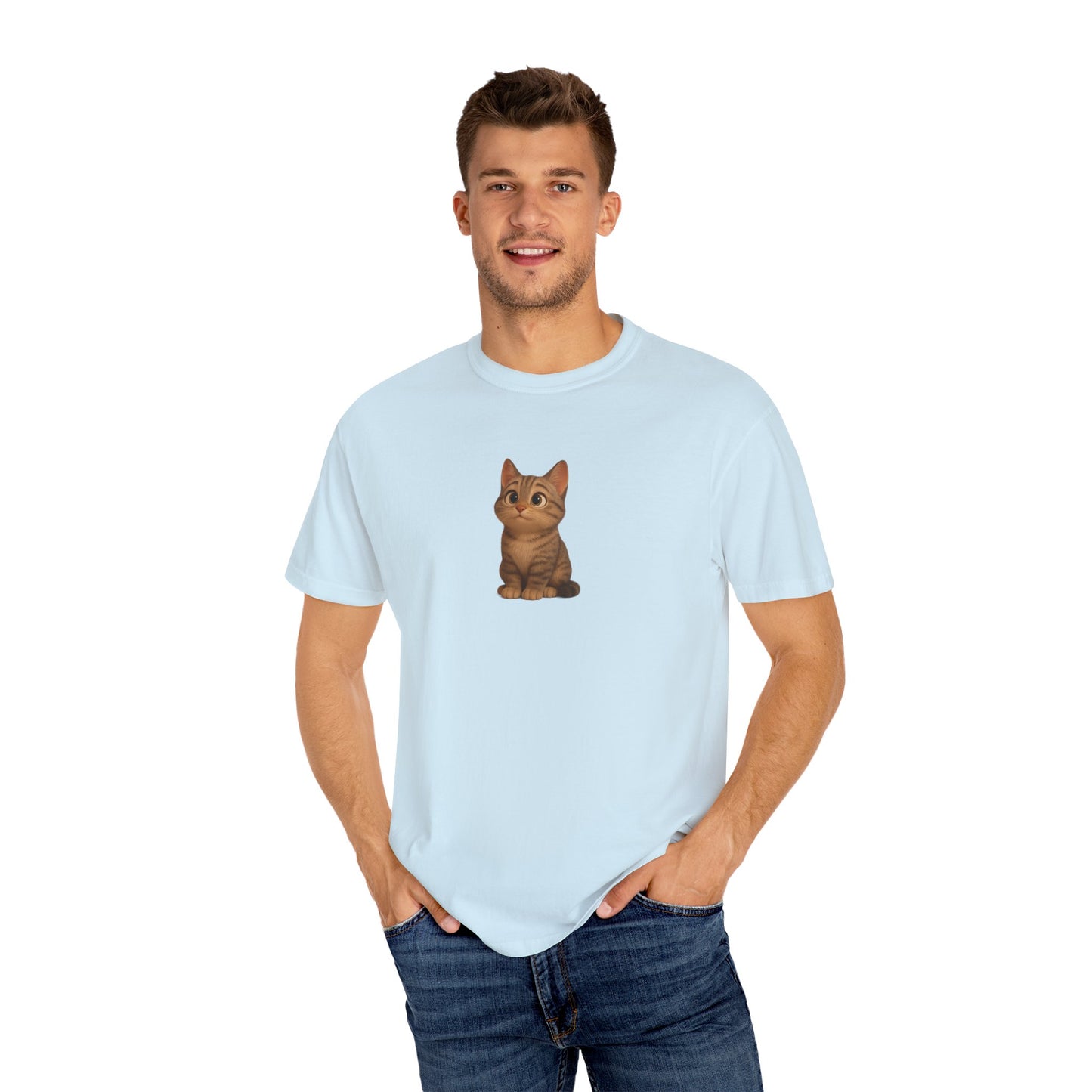 Cute Cat Graphic T-Shirt, Casual Wear, Cat Lover Gift, Everyday Tee, Animal Lover Apparel, Perfect for Birthdays & Holidays - TRV