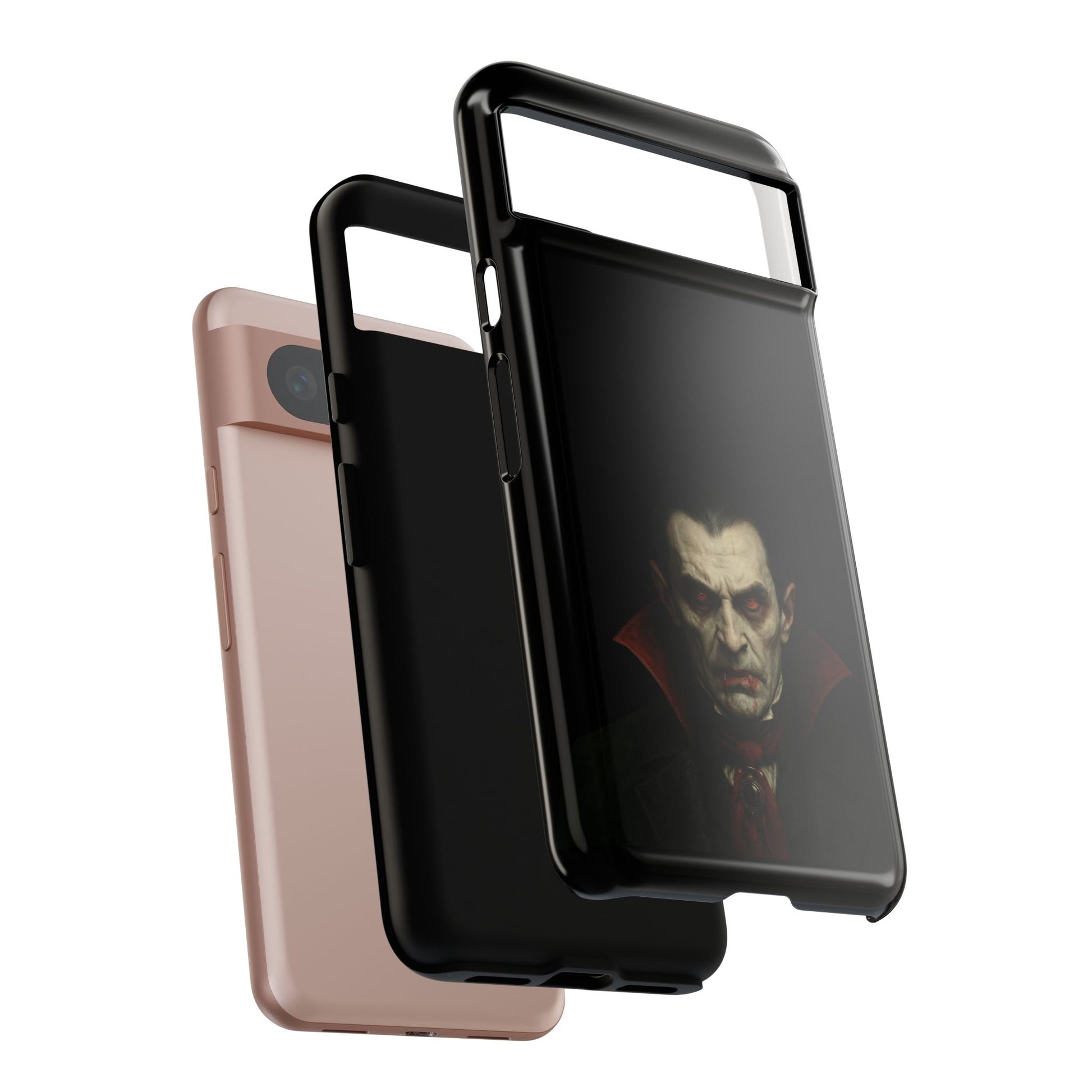 Vampire Phone Case - Tough Cases for Halloween, Gothic Decor, Gifts for Horror Fans, Spooky Accessories, Unique Cellphone Cover - TRV