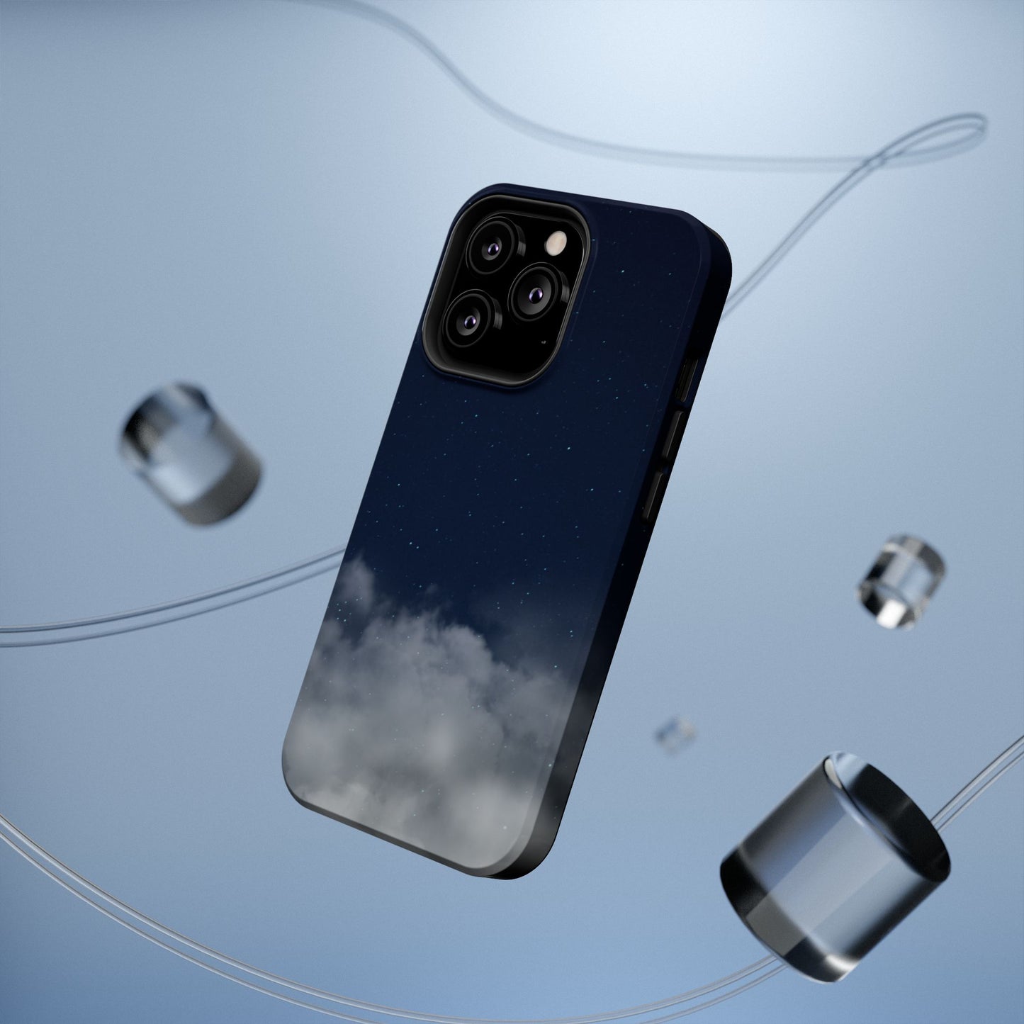 Night Sky Magnetic Impact-Resistant Phone Case — Foggy Cloud Design