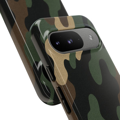 Camouflage Phone Case, Tough Phone Cover, Military Style Accessory, Protective Case for Men, Gifts for Soldiers - TRV