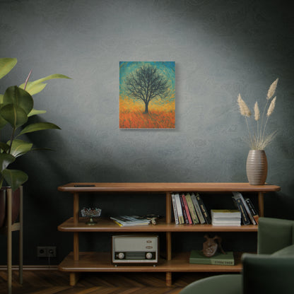 Artistic Tree Canvas Wall Art, Matte Stretched Canvas, Natural Decor for Home, Office, Gift for Nature Lovers, Bohemian Wall Decor