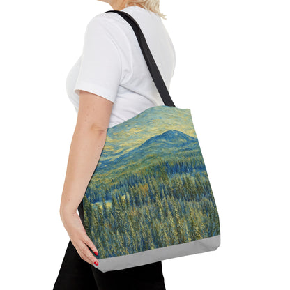Nature-Inspired Tote Bag, Eco-Friendly Carryall, Bohemian Style Purse, Art Tote, Great Gift for Nature Lovers, Shopping Bag, Travel [...] - TRV