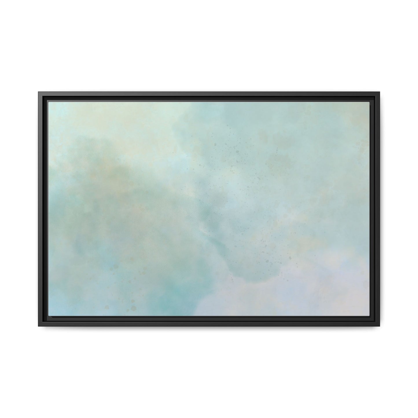 Soft Abstract Pastel Watercolor Matte Canvas