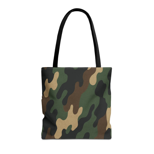 Stylish Camouflage Tote Bag, Reusable Shopping Bag, Beach Tote, Casual Carry-All, Gift for Him or Her - TRV