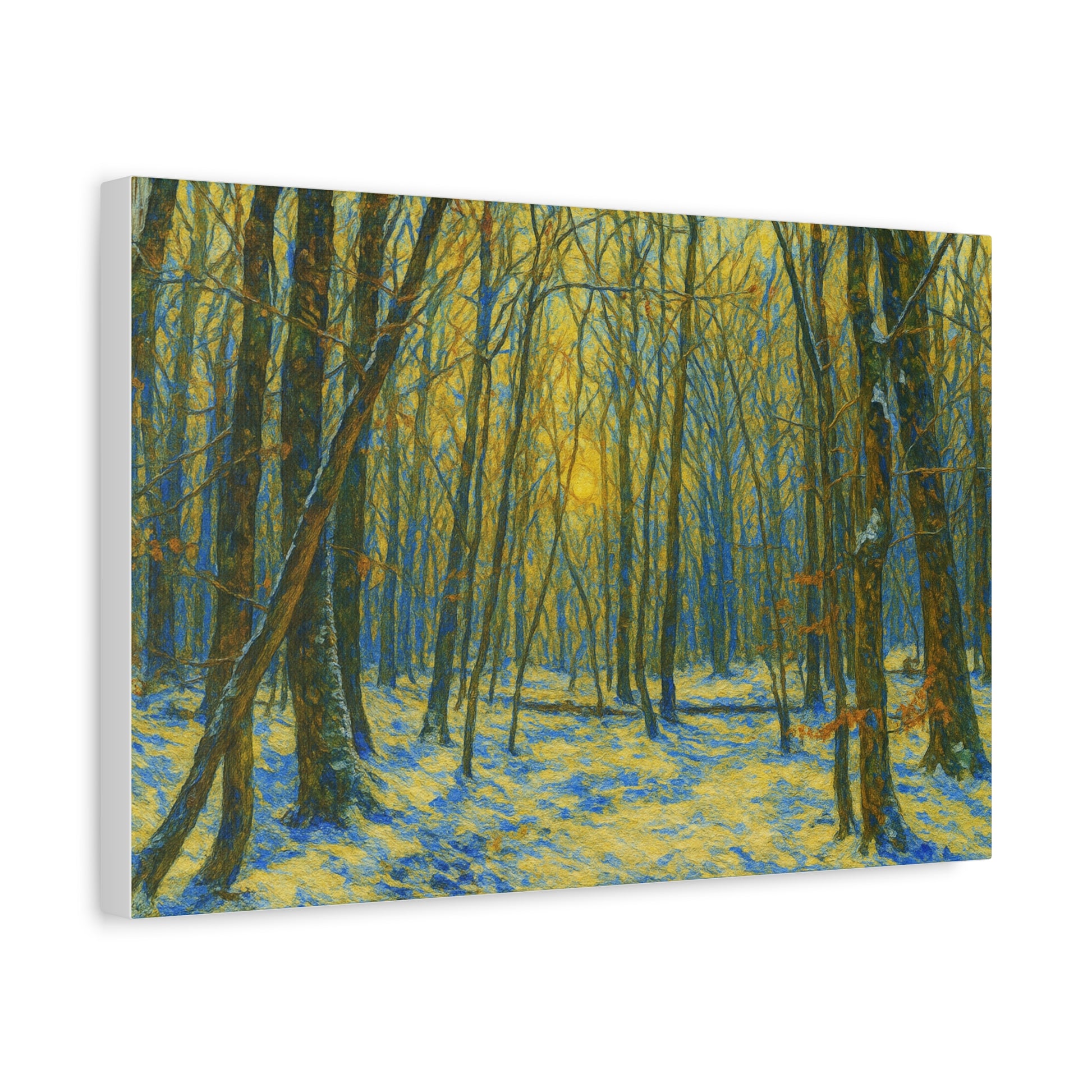 Forest Sunrise Canvas Print, Wall Art, Nature Photography, Home Decor, Gift for Nature Lovers, Landscape Artwork - TRV