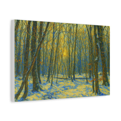 Forest Sunrise Canvas Print, Wall Art, Nature Photography, Home Decor, Gift for Nature Lovers, Landscape Artwork - TRV