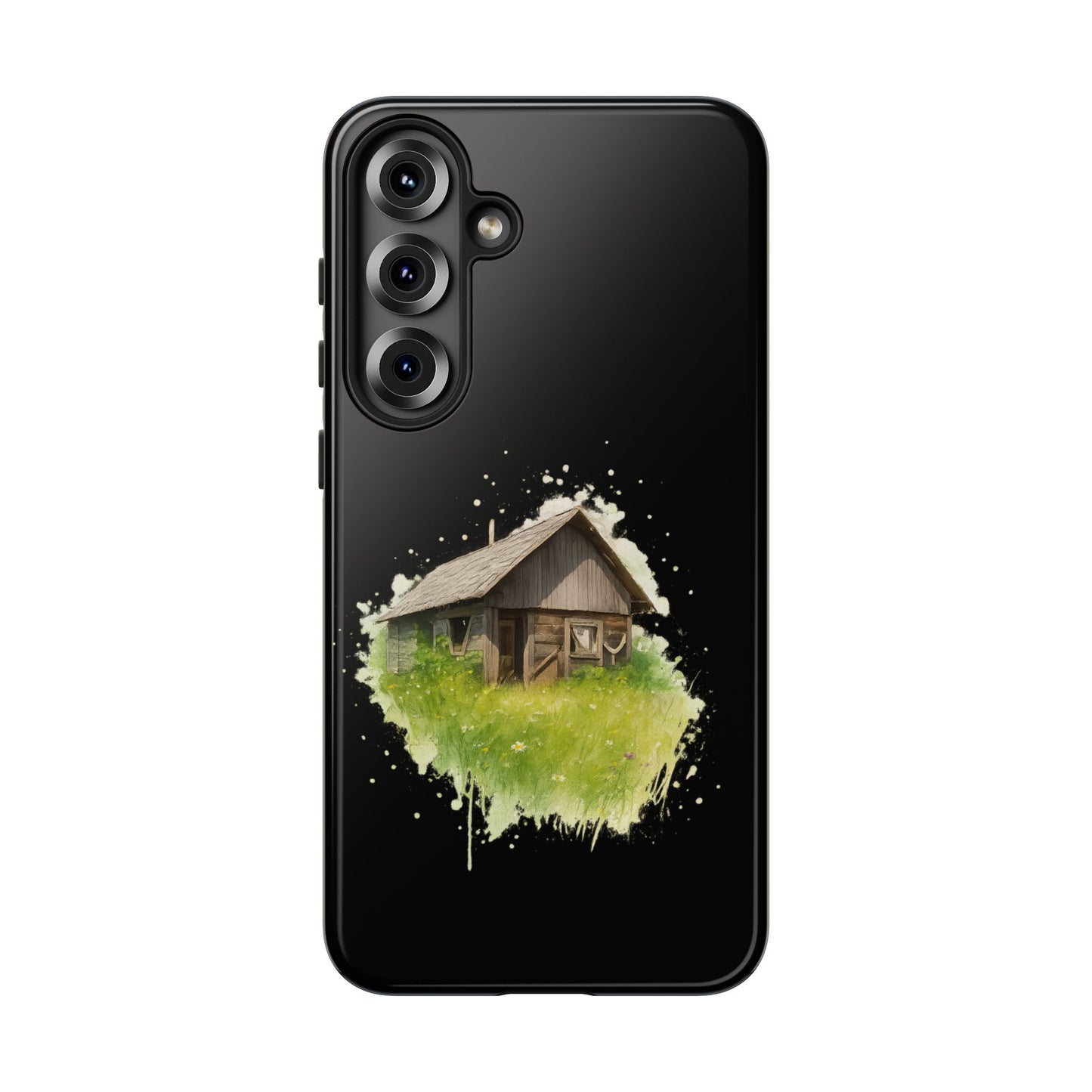Rustic Farmhouse Phone Case, Cute Cottage Design, Tough Cases for Nature Lovers, Eco-Friendly Gift, Customizable Tech Accessories - TRV