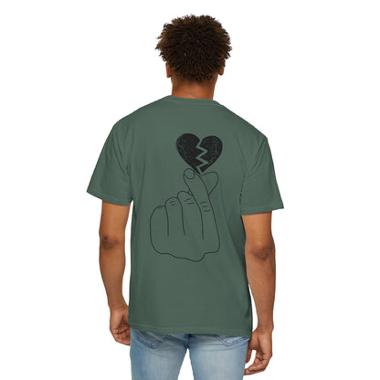 Heartbreak Unisex Garment-Dyed T-Shirt - Trendy Casual Tee for Self-Expression