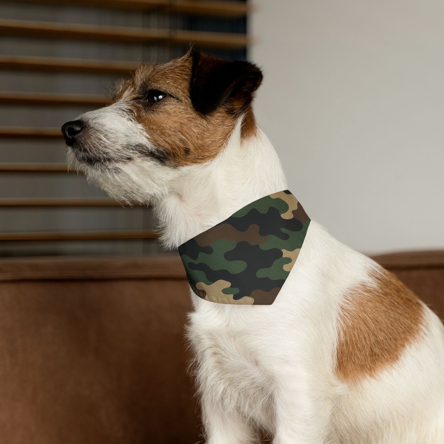 Stylish Camouflage Pet Bandana Collar | Dog Accessory for Outdoor Adventures, Pet Fashion, Camo Dog Gear, Puppy Bandana, Gift for Pet Lovers - TRV