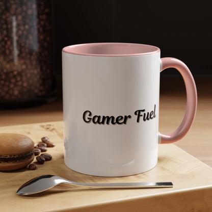 Gamer Fuel Accent Coffee Mug - Perfect for Gamers