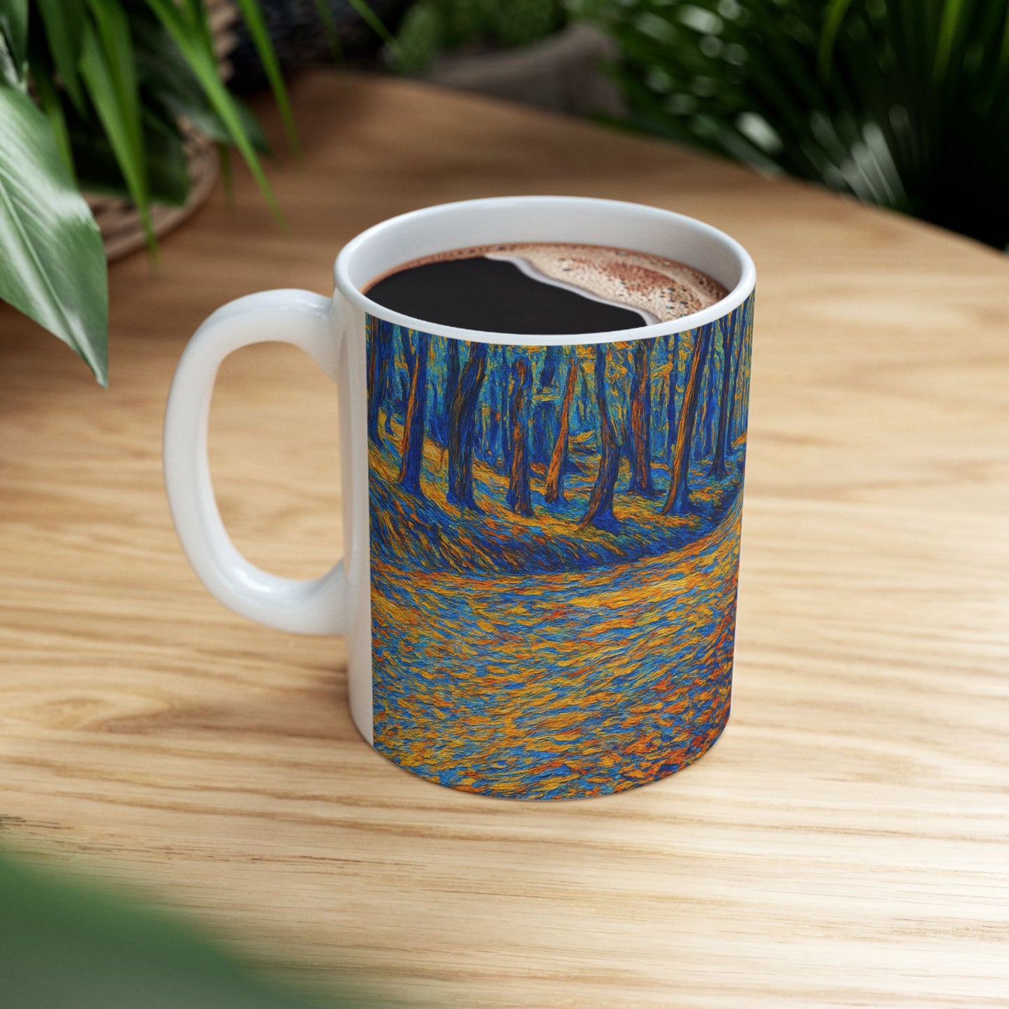 Colorful Abstract Pathway Ceramic Mug - TRV