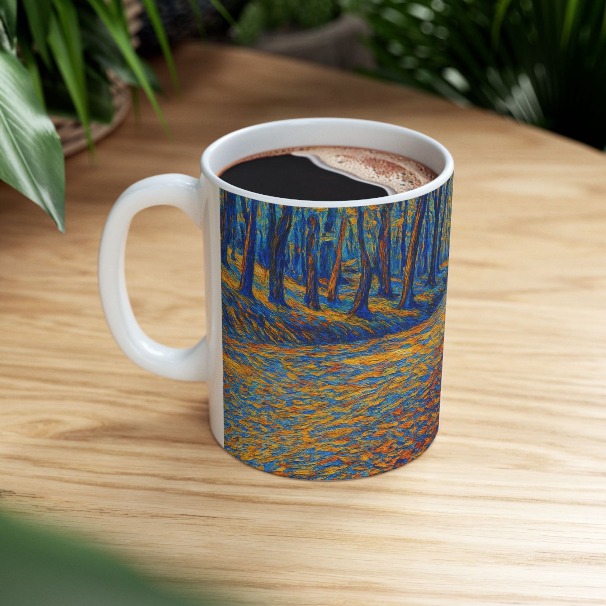 Colorful Abstract Pathway Ceramic Mug - TRV