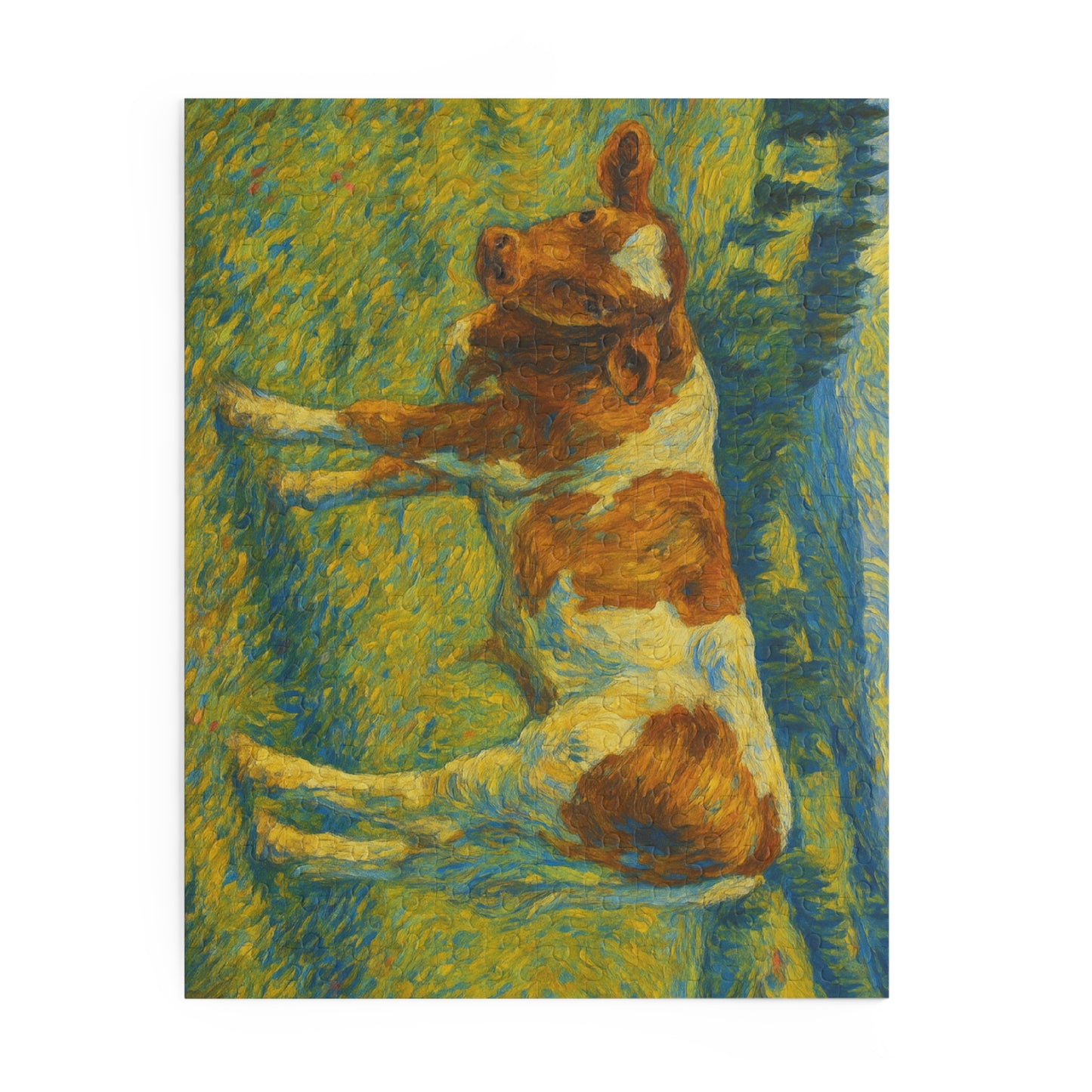 Vintage Calf Painting Puzzle | Art Jigsaw 120 252 500-Piece
