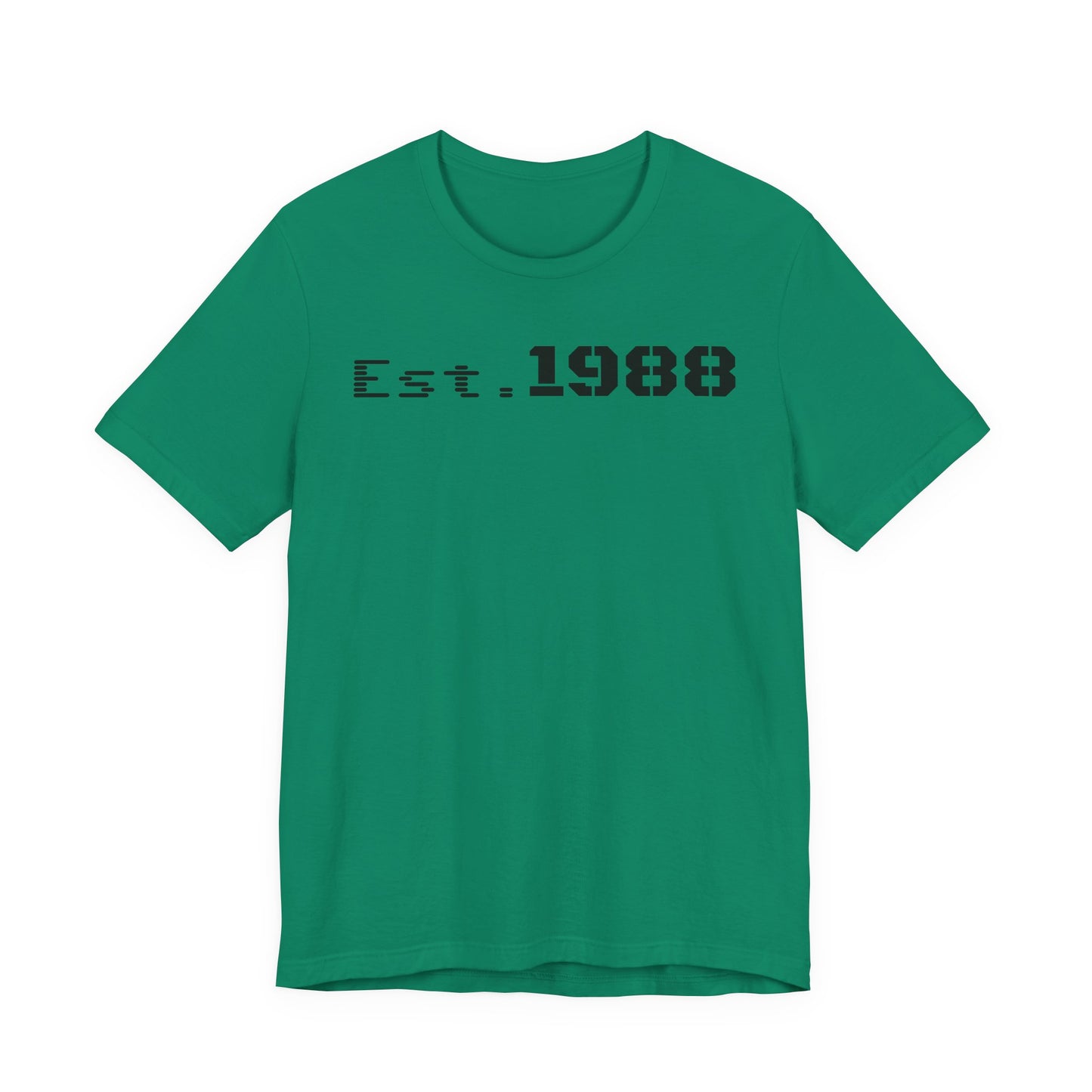 Est. 1988 Unisex Jersey Tee, Vintage Birthday Shirt, Casual Everyday Wear, Gift for Him or Her, Anniversary Celebration Tee
