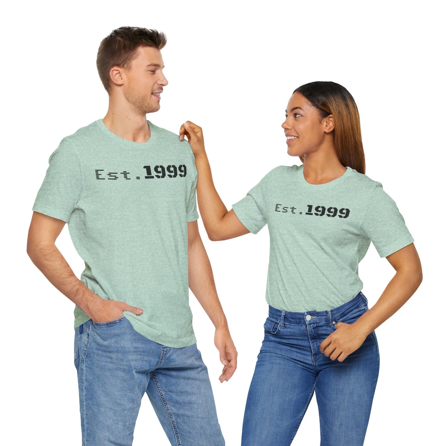 Established 1999 Unisex Tee | Vintage Birth Year Shirt, Casual Birthday Gift, Personalized Family Reunion Apparel, Retro Style [...] - TRV