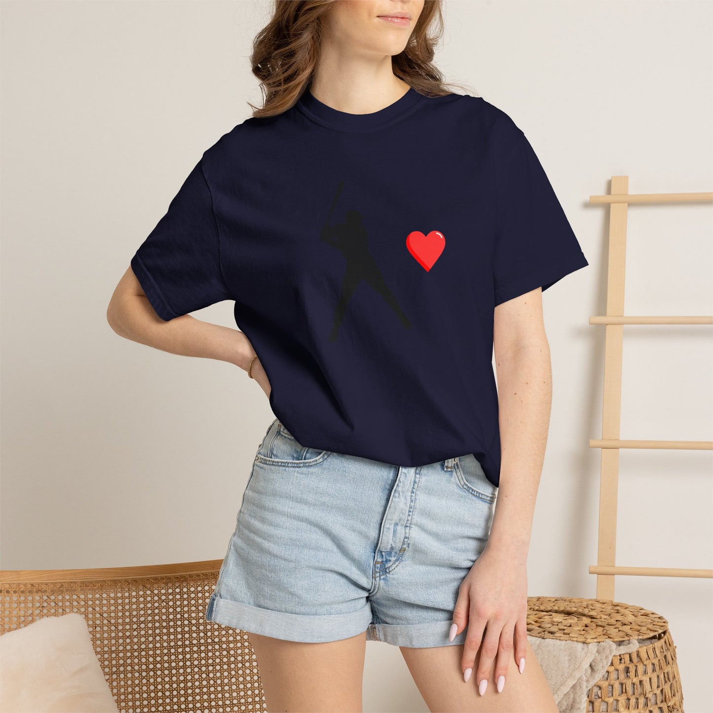 Baseball Love T-Shirt, Unisex Sports Tee, Gift for Baseball Fans, Valentine's Day Shirt, Game Day Apparel, Soft Cotton Top
