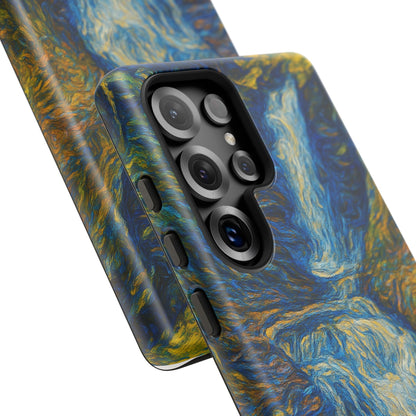 Artistic Phone Case - Waterfall Design, Unique Gift, Phone Accessory, Nature Lover, Original Artwork - TRV