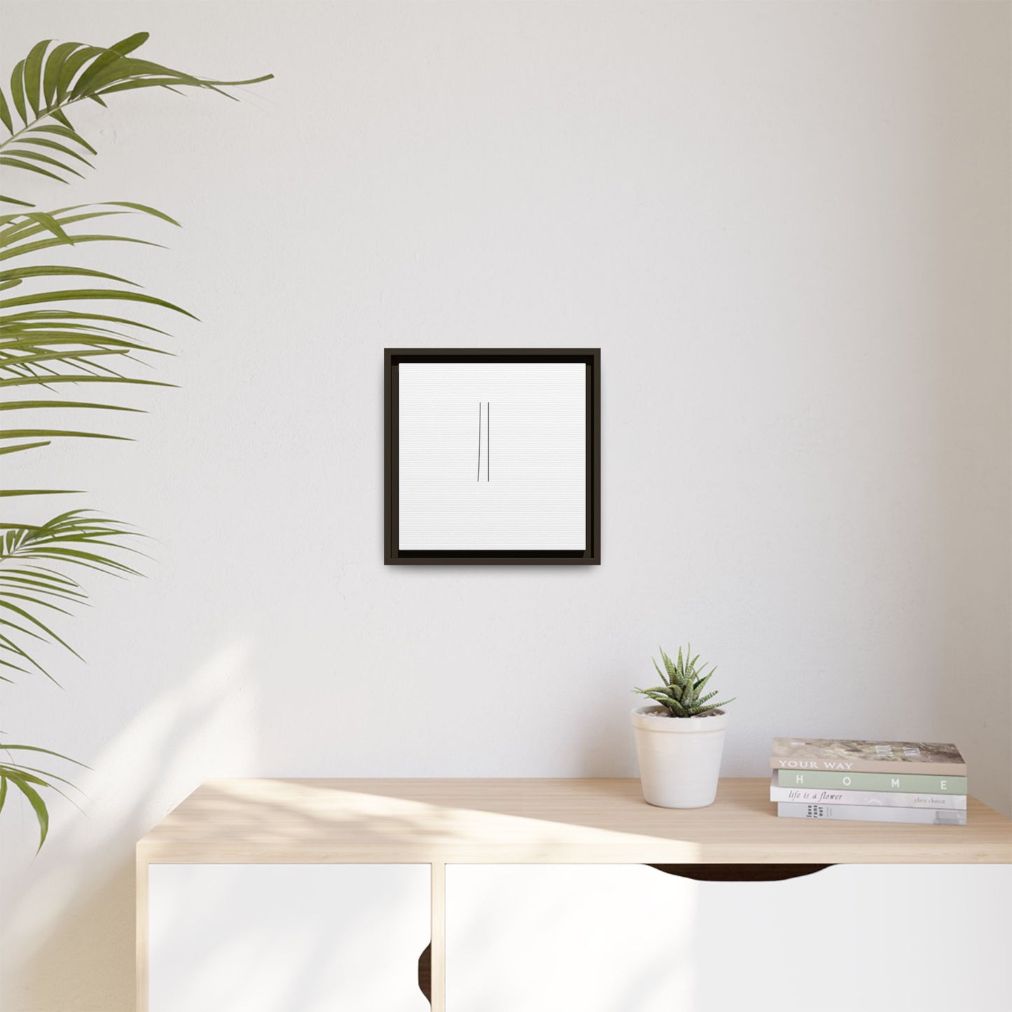 Minimal Line Art | Matte Canvas Framed