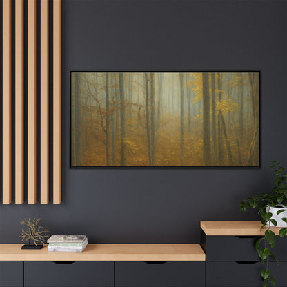 Framed Matte Canvas Art | Serenity in the Forest | Nature Wall Decor, Home Gallery, Cozy Living Room, Gift for Nature Lovers - TRV