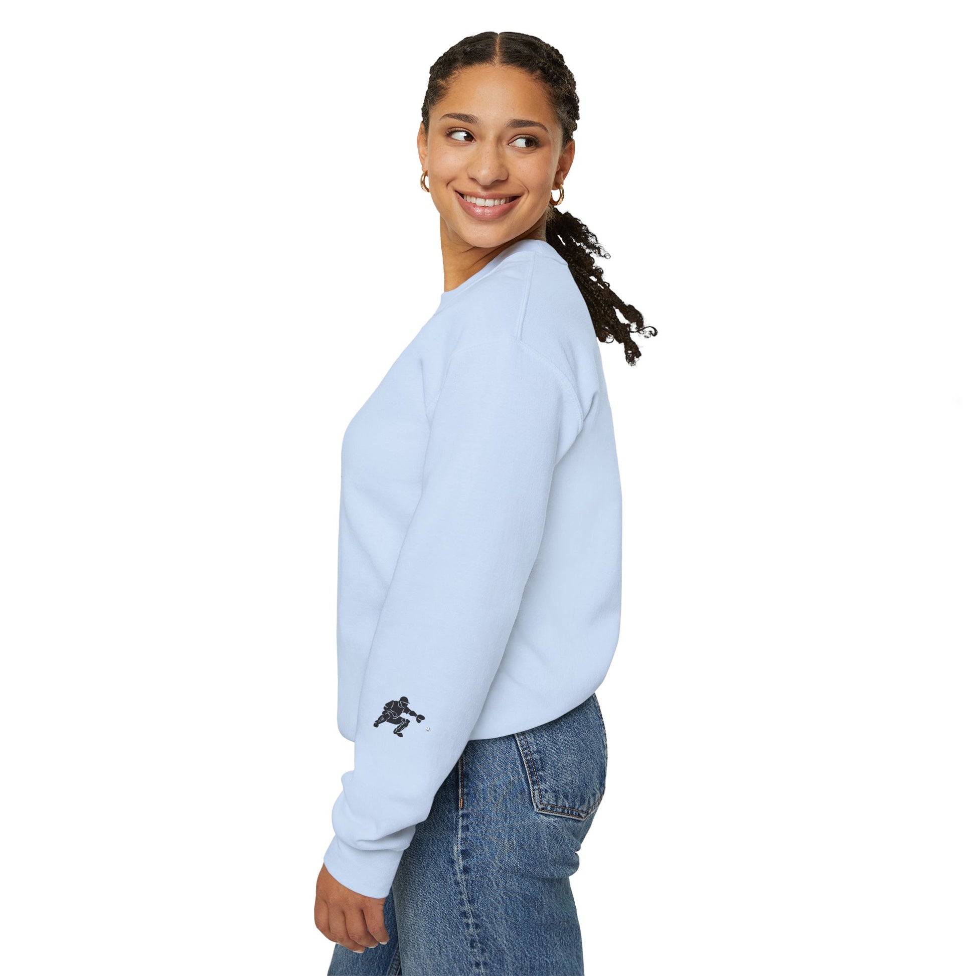 Baseball Catcher Crewneck Sweatshirt | Unisex Sports Apparel | Perfect for Game Days, Gifts, and Casual Wear | Baseball Lover's Gift - TRV