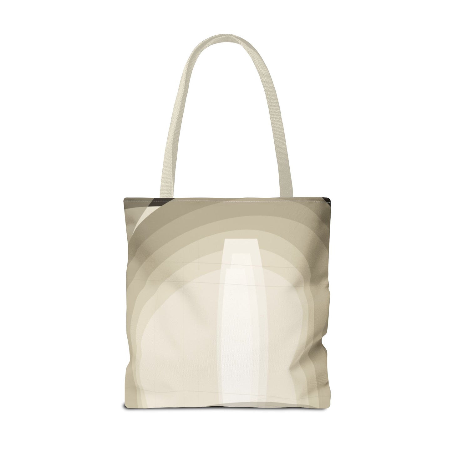 Neutral Abstract Light Beam Tote Bag | Minimalist Geometric Pattern