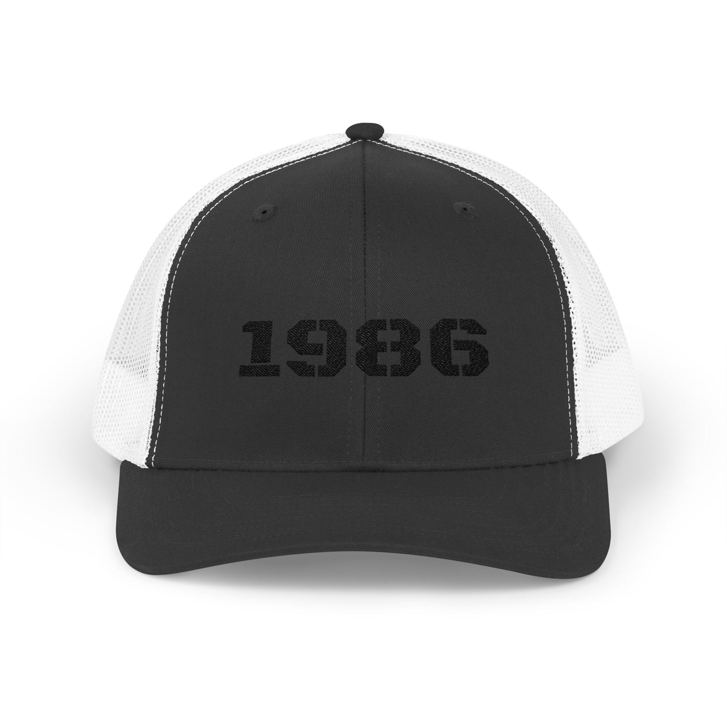 Retro 1986 Snapback Trucker Cap | Vintage Style Cap for Birthdays, Gifts, Sports, and Everyday Wear - TRV