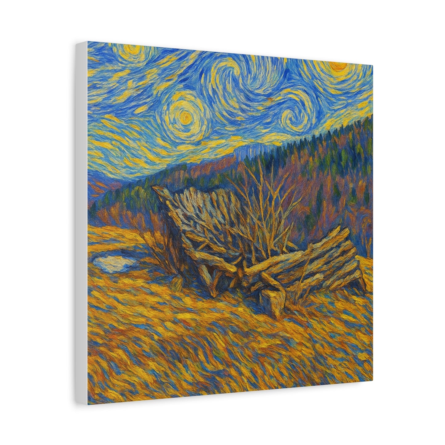 Artistic Van Gogh Style Canvas Wall Art, Nature Inspired Decor, Home Aesthetic, Gift for Art Lovers, Gallery Wall Piece, Living Room Decor, [...] - TRV