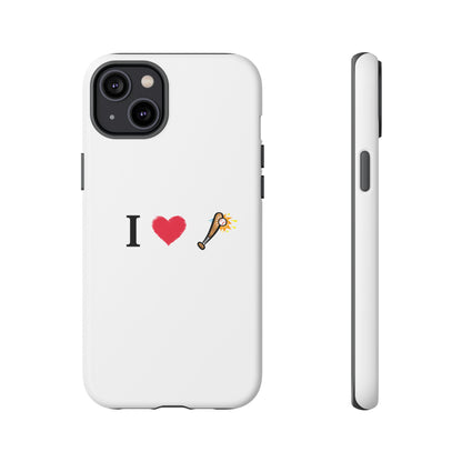 I Love Baseball Vibe Phone Case - Tough Cases for Sports Lovers, Gifts for Athletes, Fun Accessories, iPhone and Android Compatible - TRV