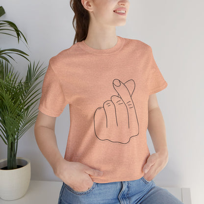 Minimalist Hand Sign Unisex Tee | Casual Everyday Wear | Perfect for Gift Givers