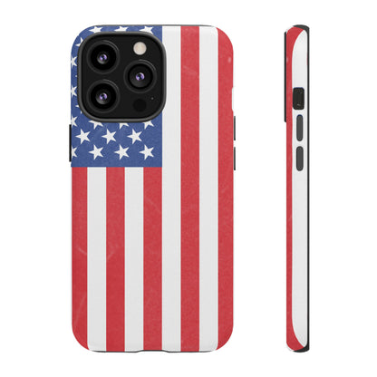 American Flag Phone Case - Patriotic Cell Cover, Tough Cases, USA Pride, Independence Day Gift, Veteran's Day, Phone Protection - TRV