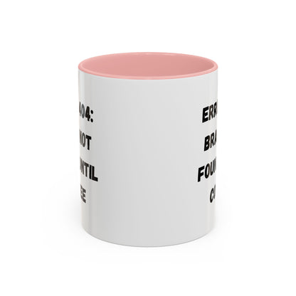 Error 404 Coffee Mug - Perfect for Your Daily Brew, Gift for Programmers, Humor for Coffee Lovers, Office Desk Decor, Nerdy Kitchenware