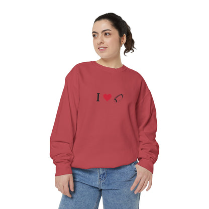 Unisex Sweatshirt, I love Football, Cozy, Perfect for Everyday Wear, Gift Idea for Friends, Couples, and Special Occasions - TRV
